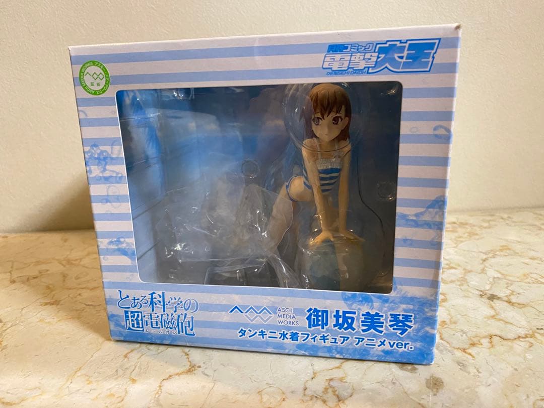 御坂美琴　タンキニ水着フィギュア　アニメver.