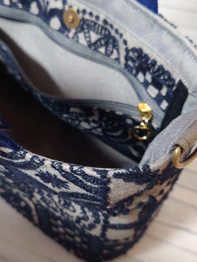 forest tile gray ミナペルホネン トートバッグ