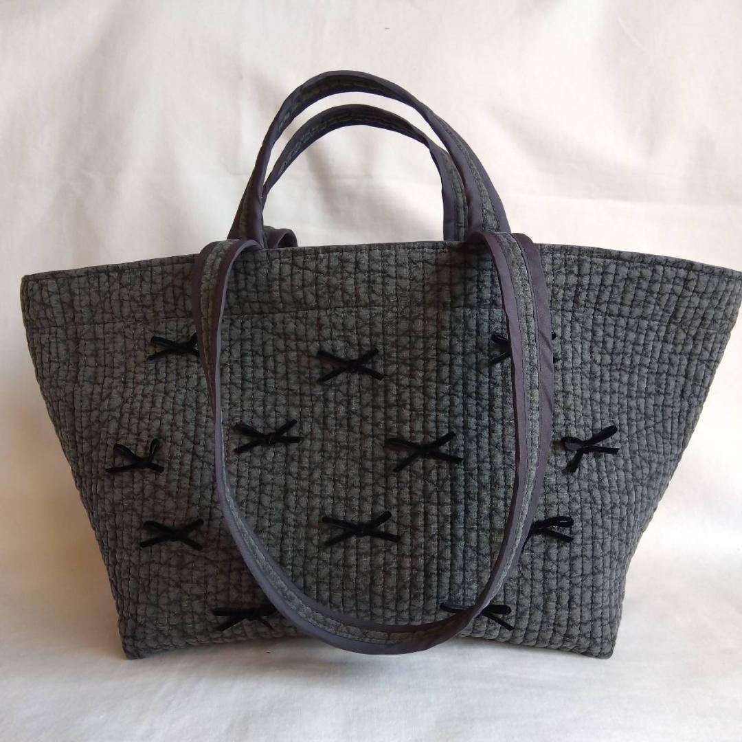 マグネット 60bias無☆トートバッグサイズオーダー☆ パープル ヌビバッグ