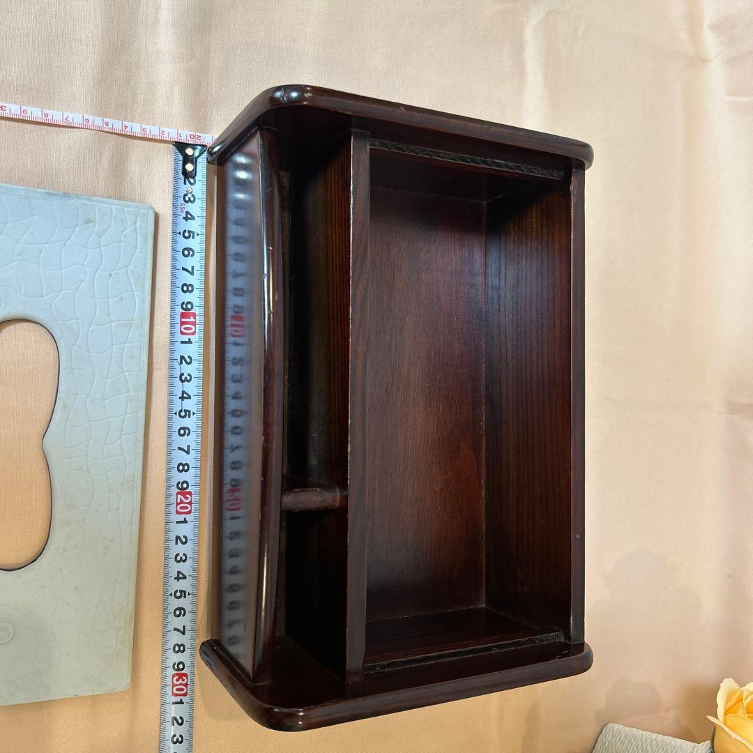 木製ティッシュボックス 花柄 鳥柄