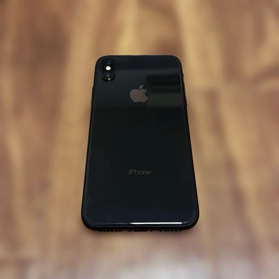 【美品】iPhoneX 256GB スペースグレイ SIMフリー