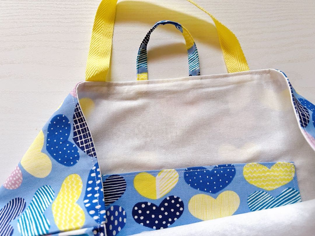 【匿名配送】ハンドメイド　入園入学5点セット NO.214 ハート柄