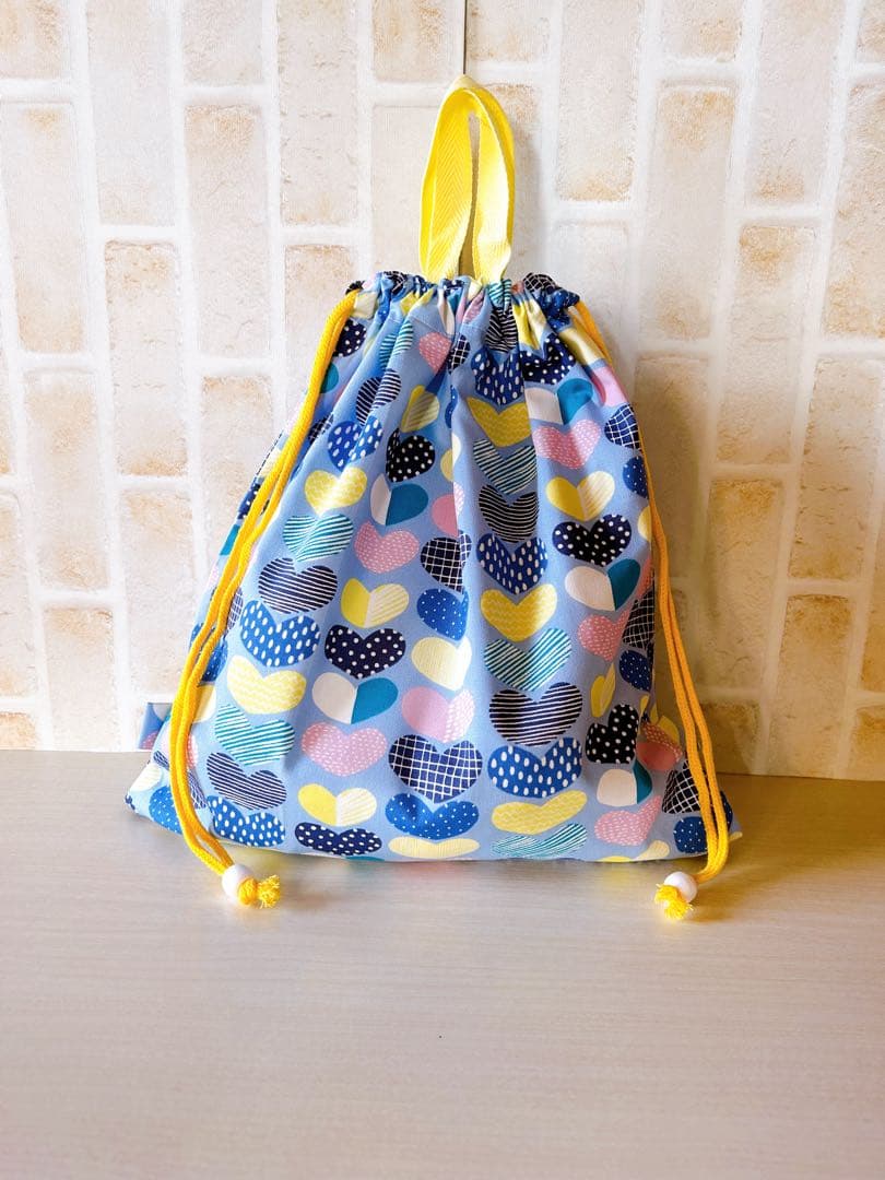 【匿名配送】ハンドメイド　入園入学5点セット NO.214 ハート柄