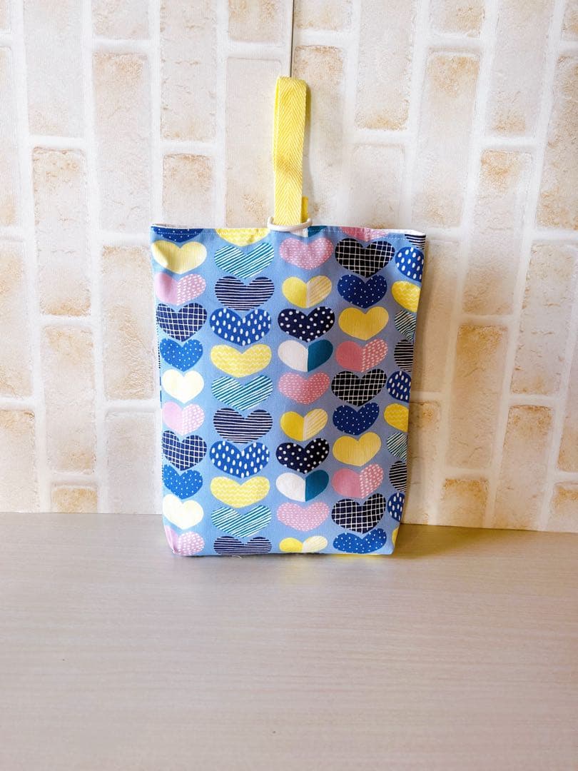 【匿名配送】ハンドメイド　入園入学5点セット NO.214 ハート柄