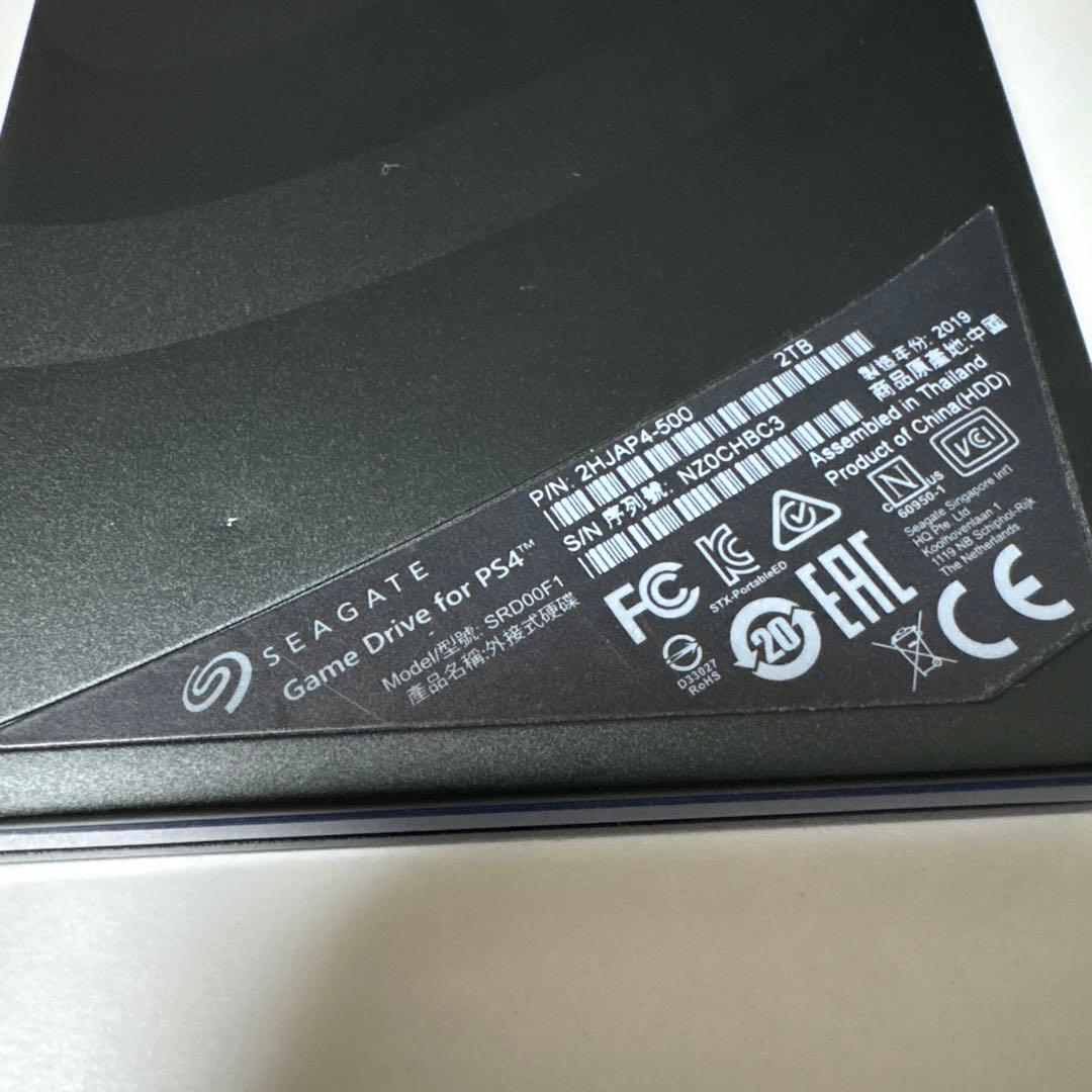 Seagate（シーゲイト）　SRD00F1 外付けHDD 2TB PS4