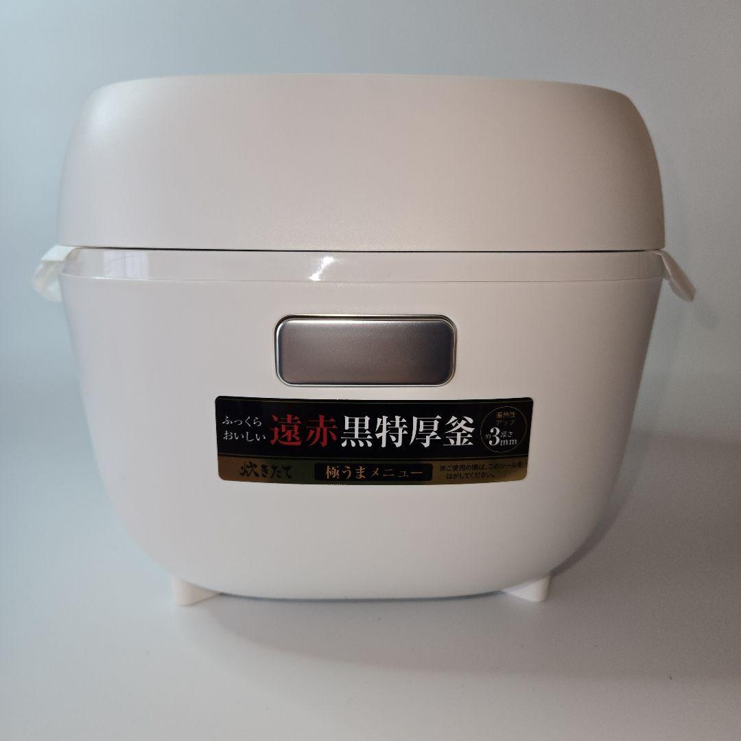 タイガー魔法瓶(TIGER) 炊飯器 3合 ホワイト JBS-A055WM