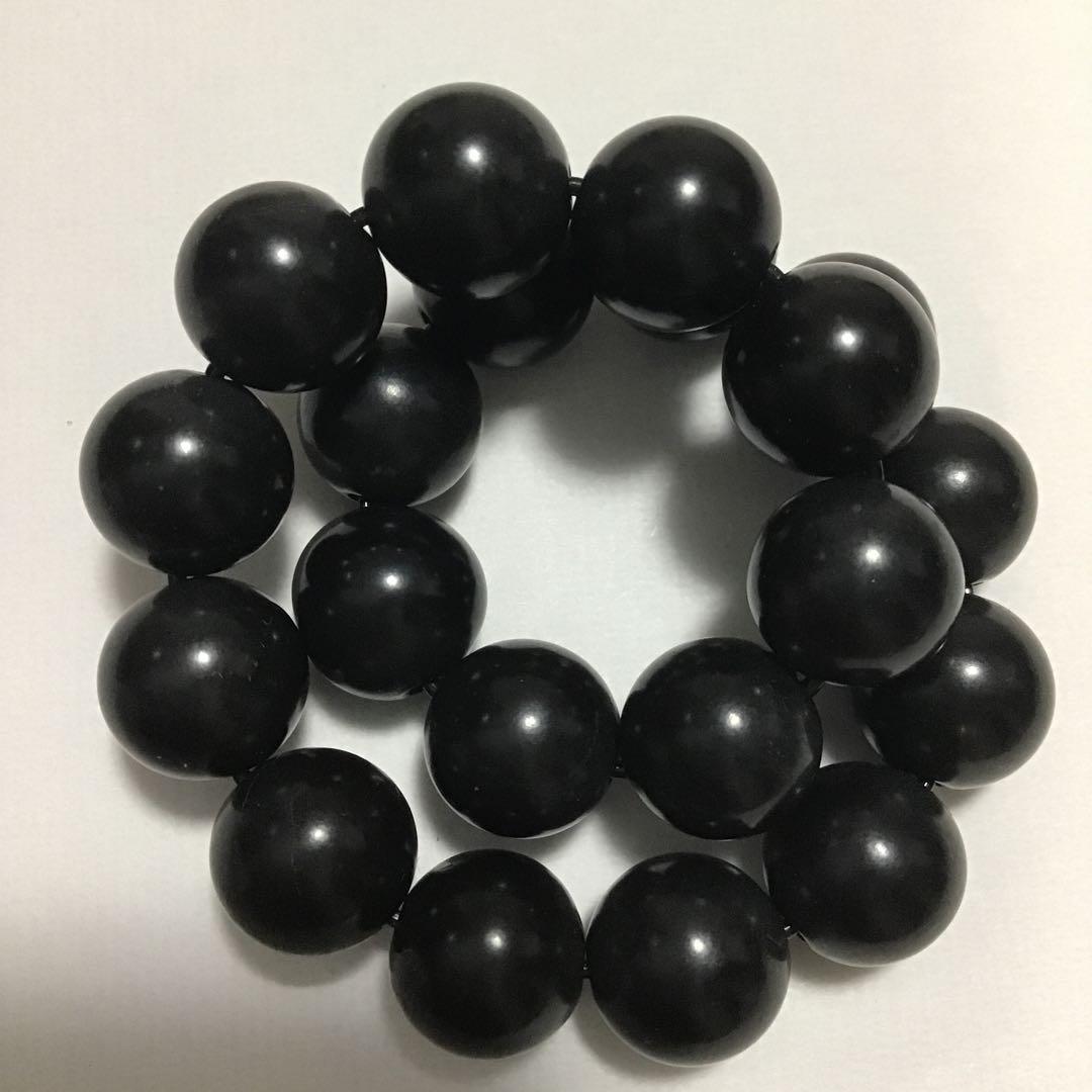 北海道上ノ国町産　ブラックシリカ　10mm 高品質　パワーストーンブレスレット