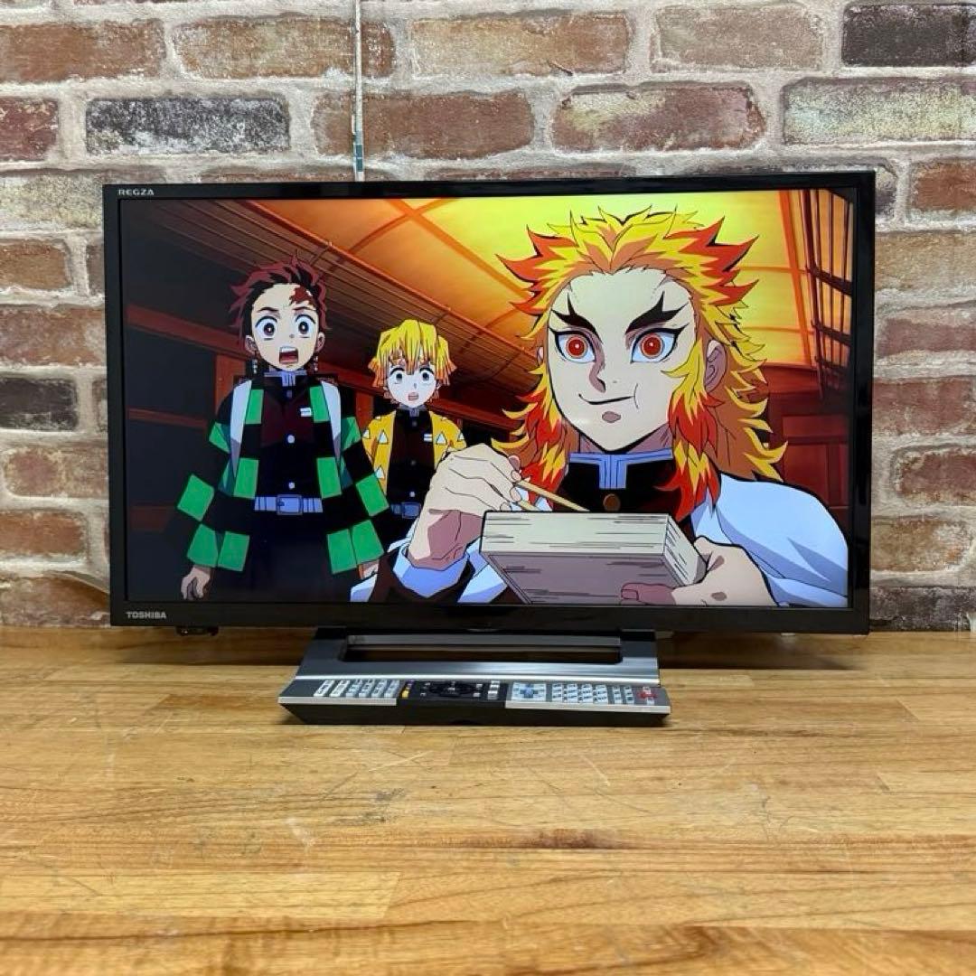 東芝 24V型 液晶テレビ 24V34 REGZA スマートテレビ 動画アプリ○