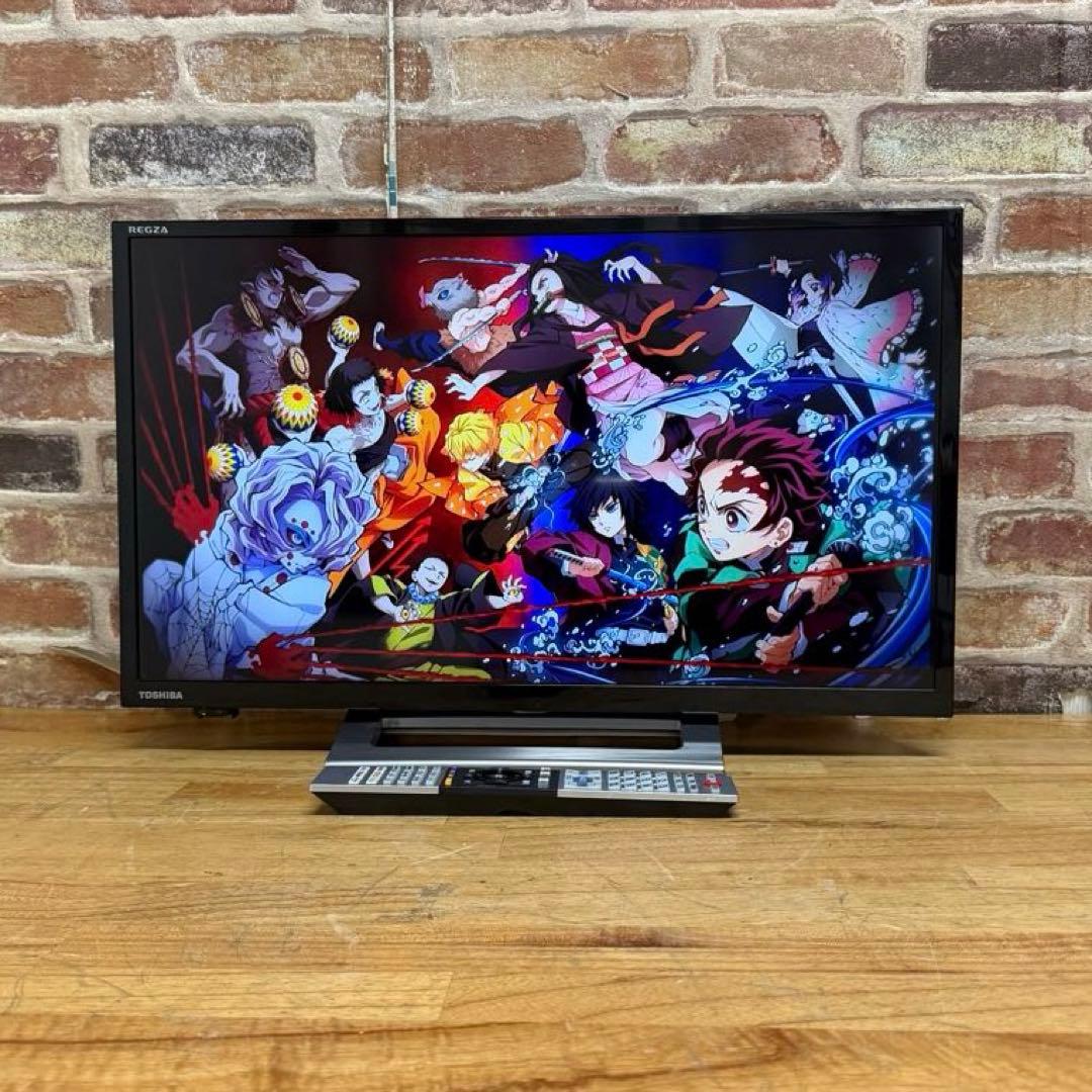 東芝 24V型 液晶テレビ 24V34 REGZA スマートテレビ 動画アプリ○