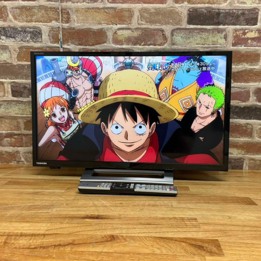 東芝 24V型 液晶テレビ 24V34 REGZA スマートテレビ 動画アプリ○