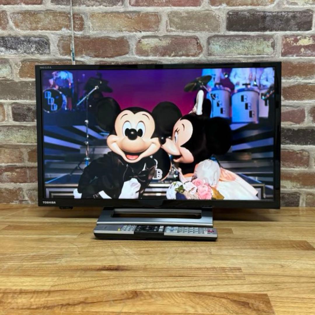 東芝 24V型 液晶テレビ 24V34 REGZA スマートテレビ 動画アプリ○