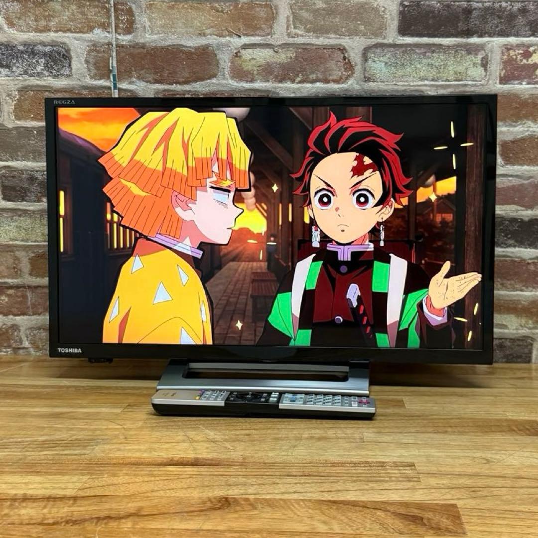 東芝 24V型 液晶テレビ 24V34 REGZA スマートテレビ 動画アプリ○