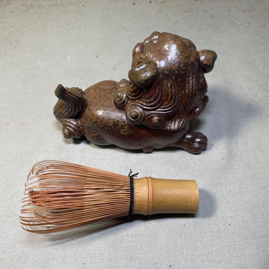 備前焼名工 西村春湖 備前窯獅子香炉