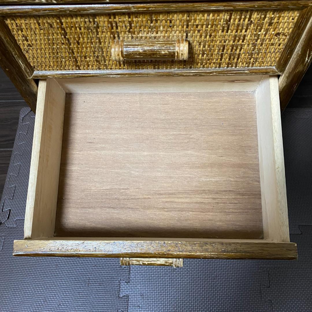 ラタン　籐　チェスト