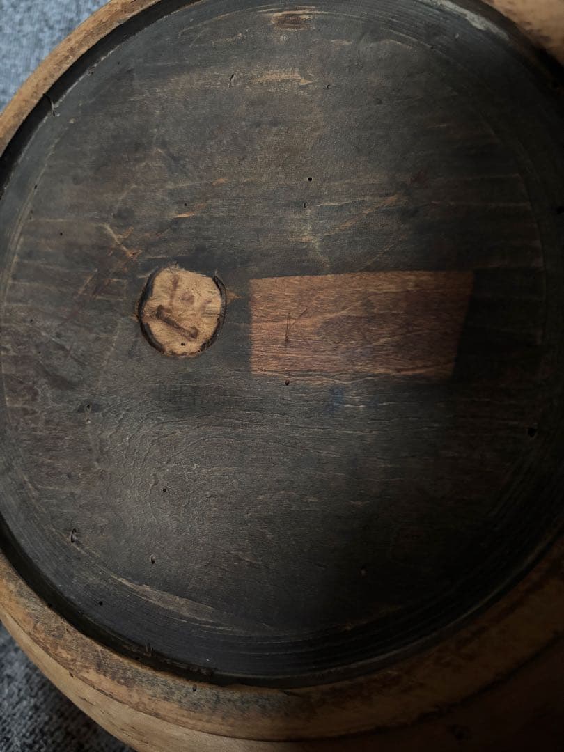 捏鉢　こね鉢　木のボウル　古道具　フランス？