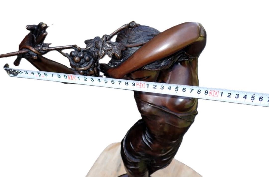 ブロンズ像 裸婦 葡萄像 美術品 彫刻 インテリア 置物 アンティーク