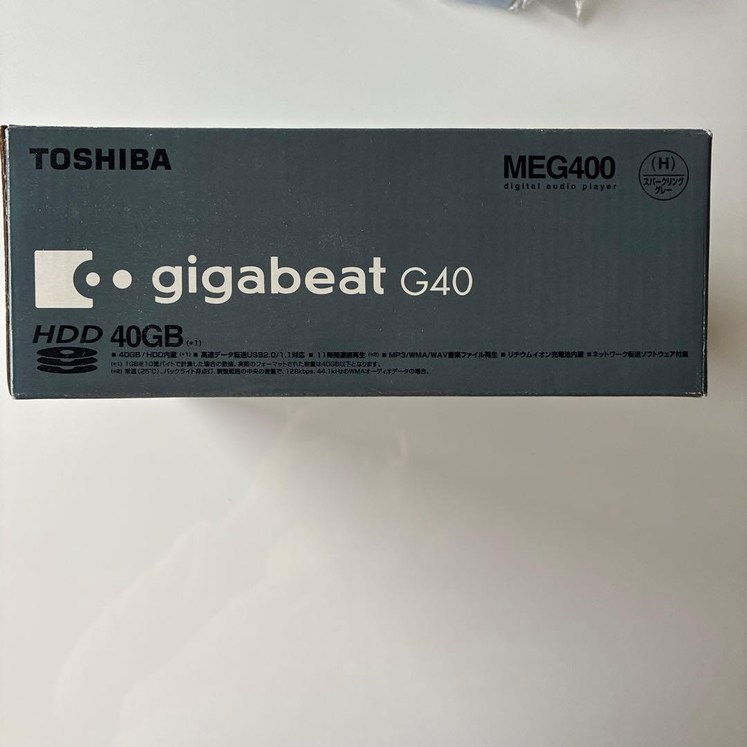TOSHIBA gigabeat G40 40GB デジタルオーディオプレーヤー