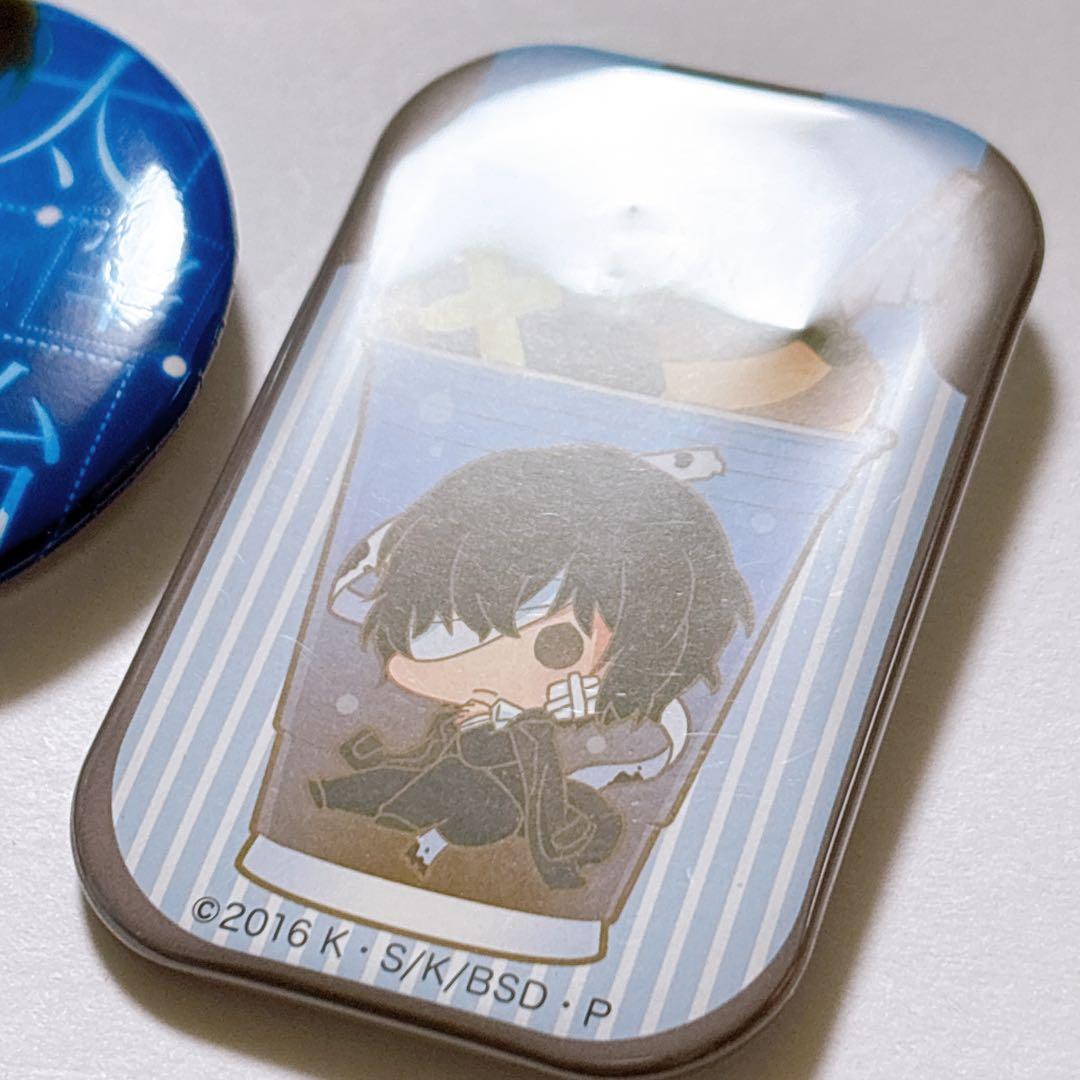 文スト 太宰治 缶バッジ スクエア缶バッジ 2点セット 未使用品