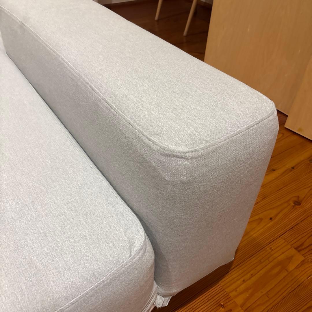 【廃盤・希少】ソファベンチ本体　綿帆布　ソファベンチ用カバー杢ライトグレー