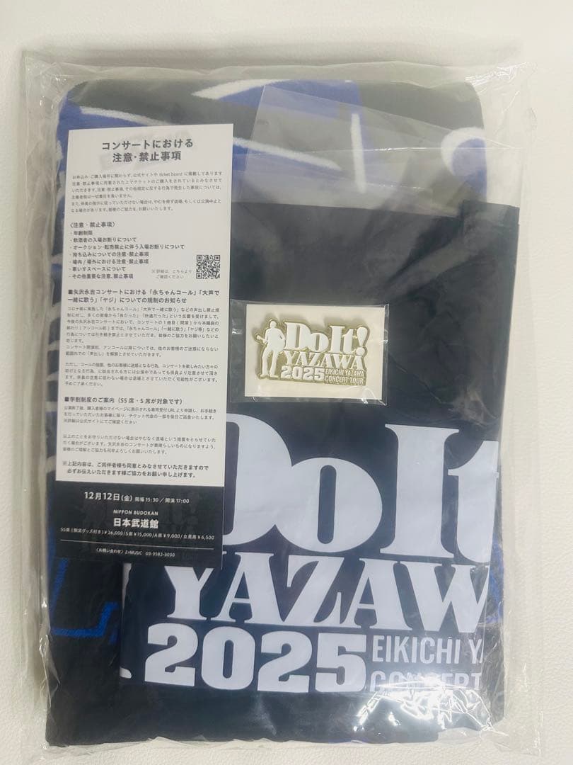 矢沢永吉 Do It! YAZAWA 2025 SS席特典　 日本武道館チケット