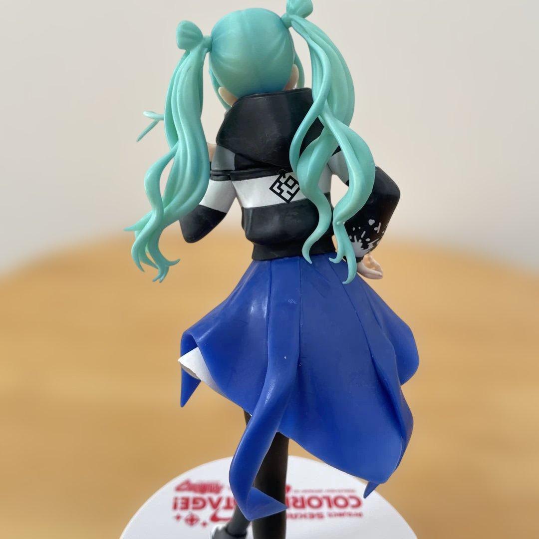 初音ミクフィギュア　肩ズン　缶バッジ