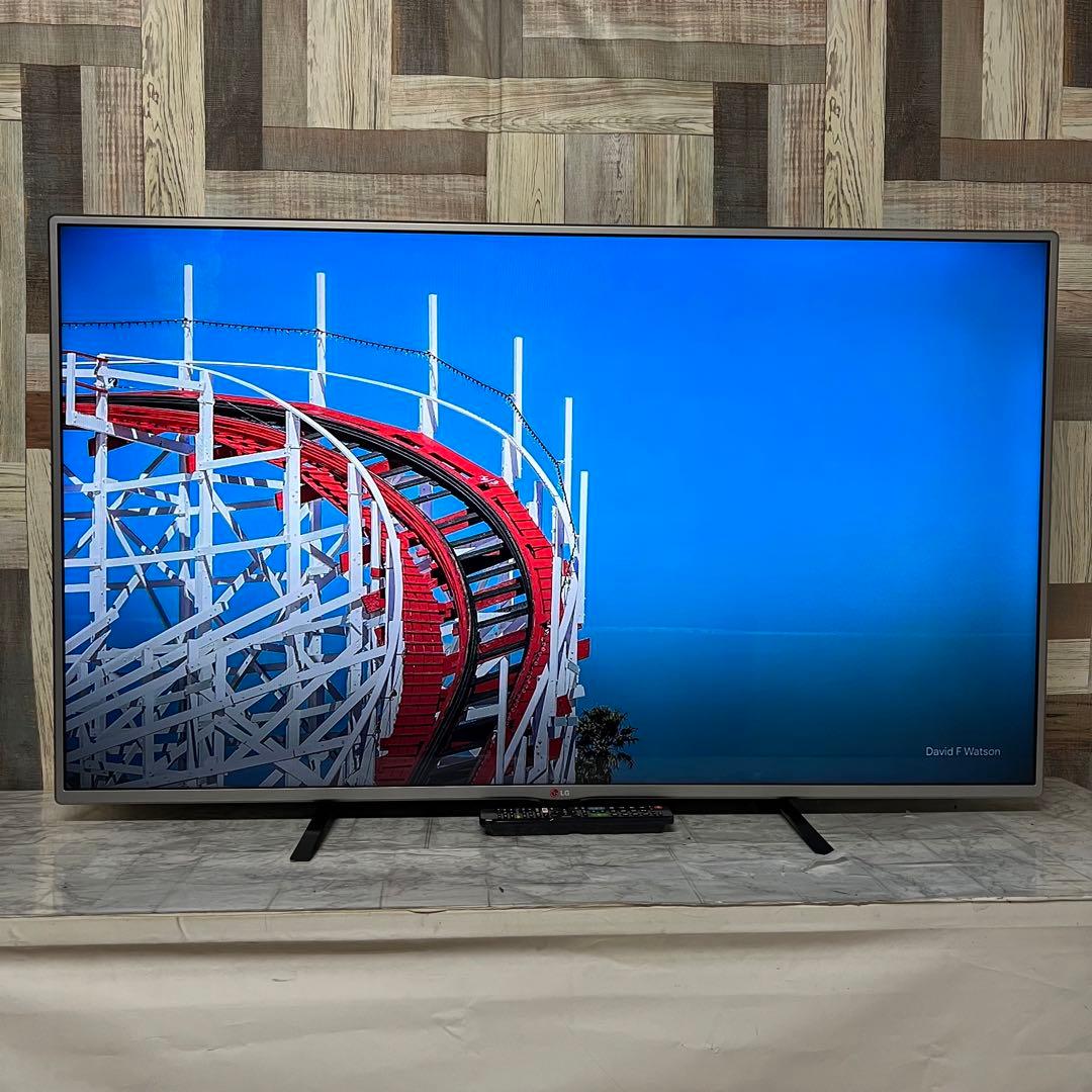 即日受渡❣️全国送料込LG 55型smartテレビNetflix◎新品リモコン付