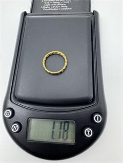 STAR JEWELRY日本製K18ゴールド チェーンデザインリング