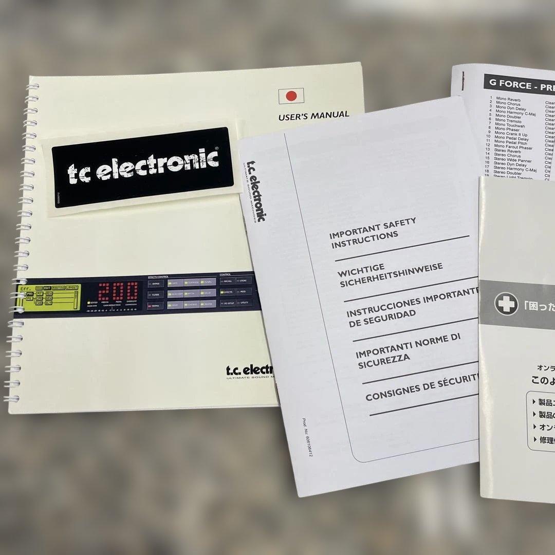 ★t.c.electronic G-Force マルチエフェクター V003格安