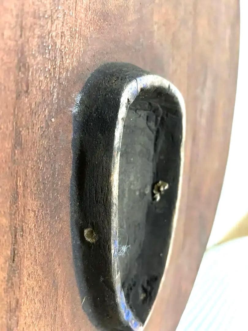 アフリカ （ブルキナファソ） 　木彫り 民族工芸 仮面 壁掛け　50㎝