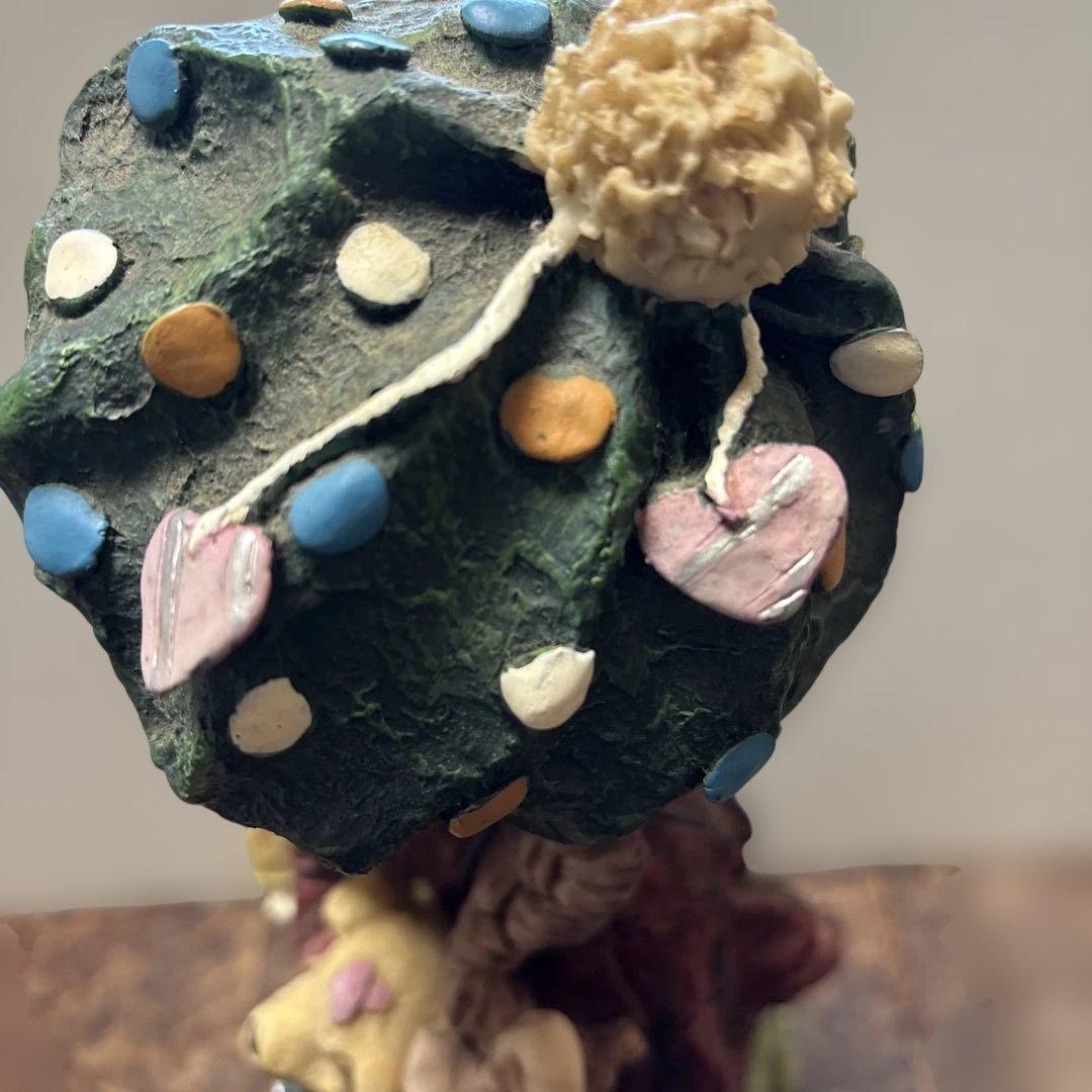 レトロ女の子人形　置物