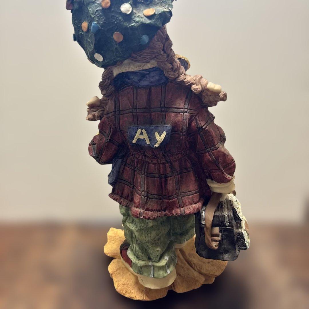 レトロ女の子人形　置物