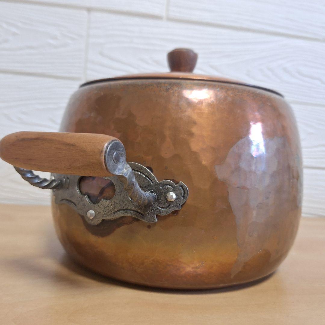 ストックリー　STOCKLI シチュー鍋　ヴィンテージ　アンティーク　純銅