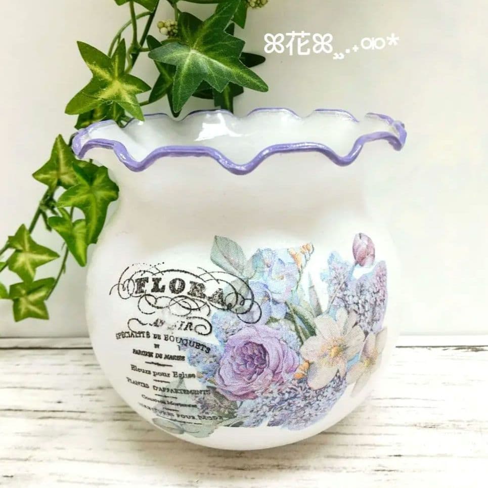 ❤︎sale❤︎ ꔛ‬ꕤ インテリア雑貨♡リメ鉢♡小物入れ♡フラワー♡金魚鉢