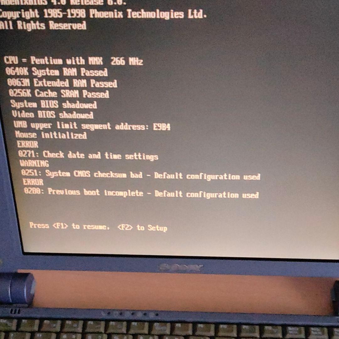 SONY VAIO NOTE 505 PCG-505RX　希少品　比較的美品