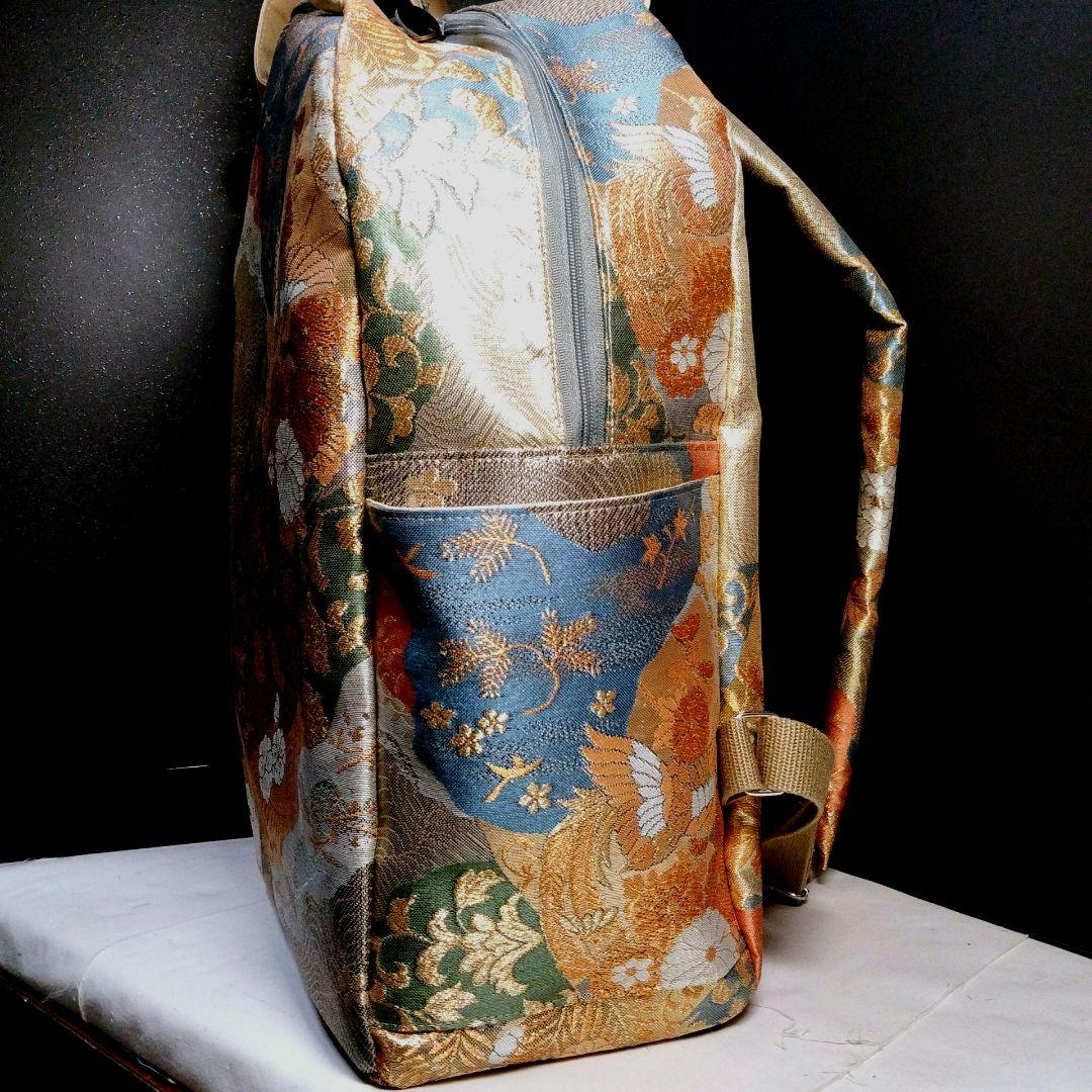 帯リメイクリュック[605]