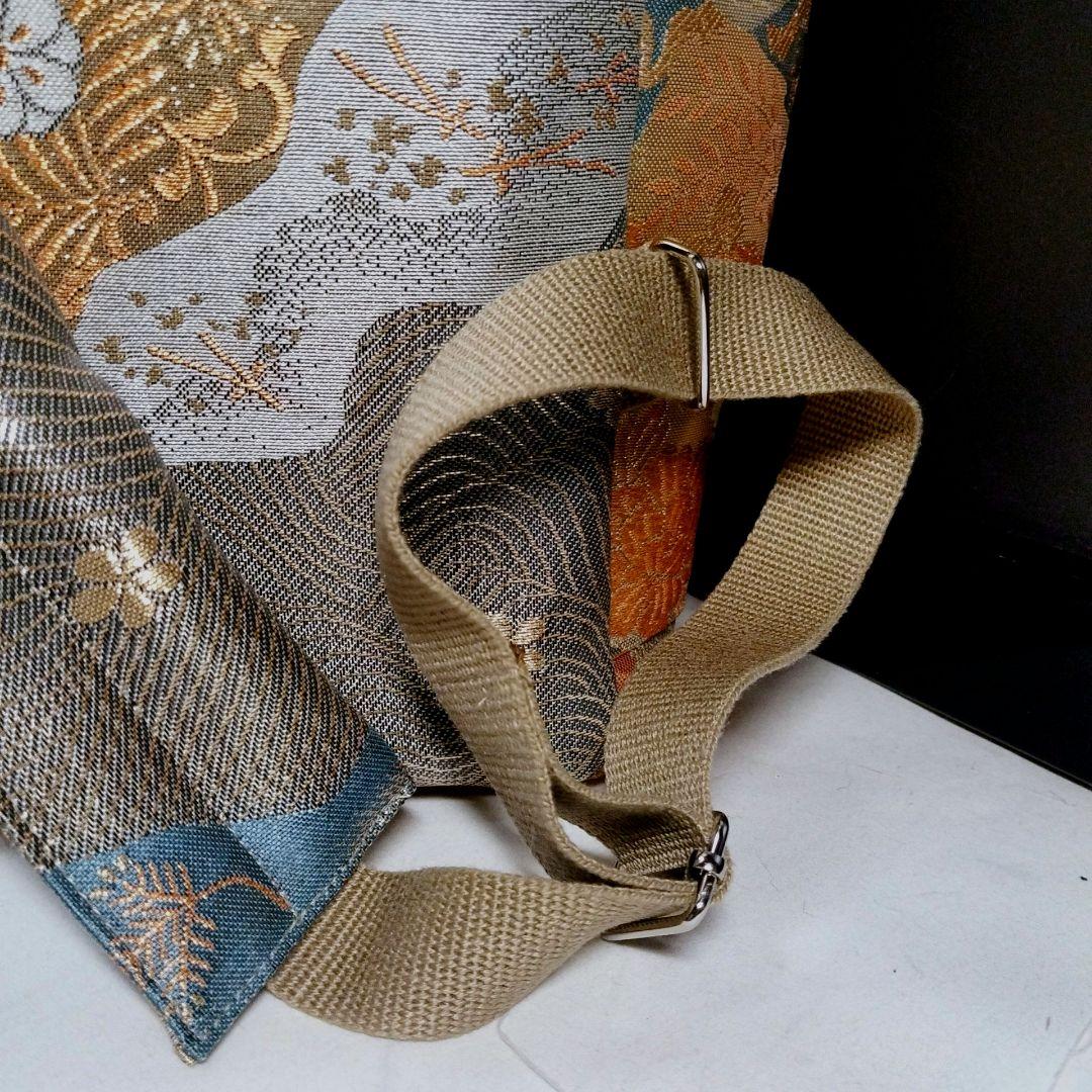 帯リメイクリュック[605]