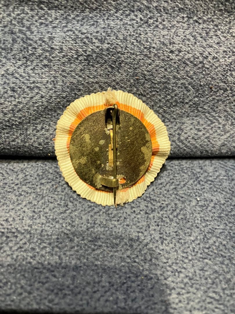 日本海軍 帽章用 桜碇章 ロゼット型 実物｜昭和初期 戦前 軍装品