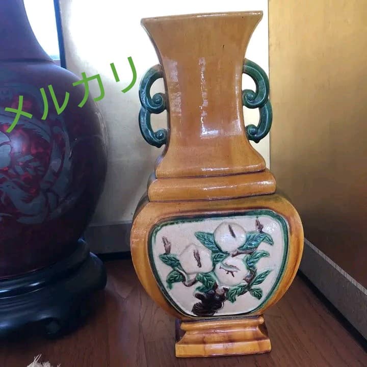中国 唐三彩 花瓶 47cm