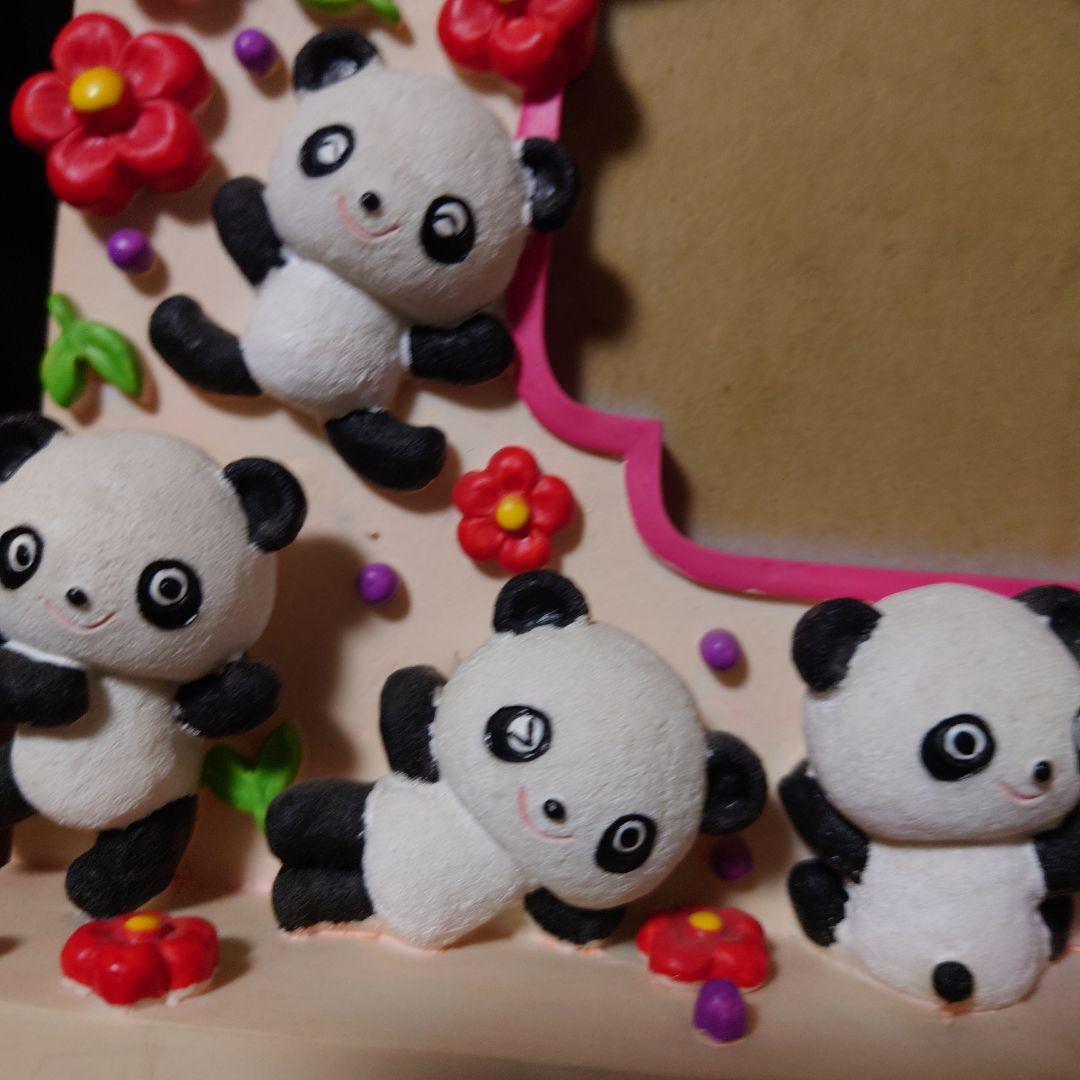 平成レトロ 激レア パンダ マスコット フォトフレーム