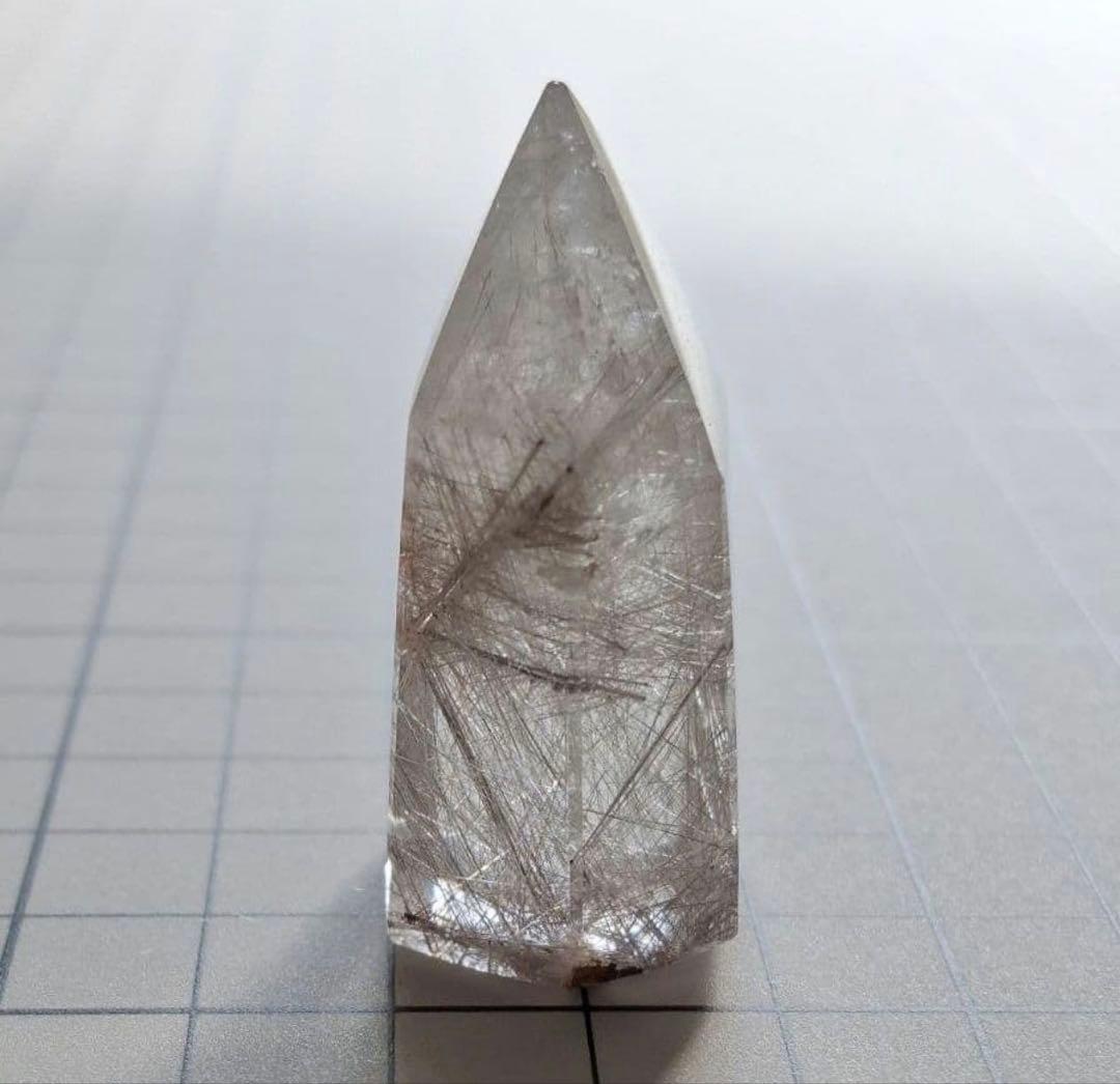 シルバールチルクォーツ 六角柱 ポリッシュ