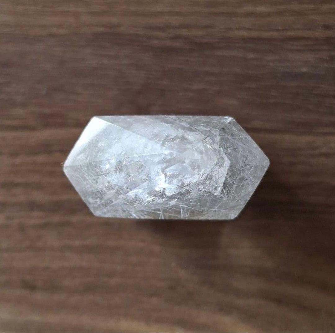 シルバールチルクォーツ 六角柱 ポリッシュ