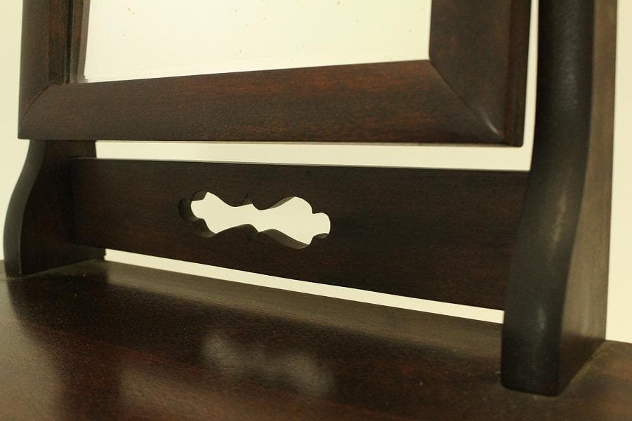 旭川民藝 北海道家具 鏡台 アイヌ 蝦夷(ZE353)