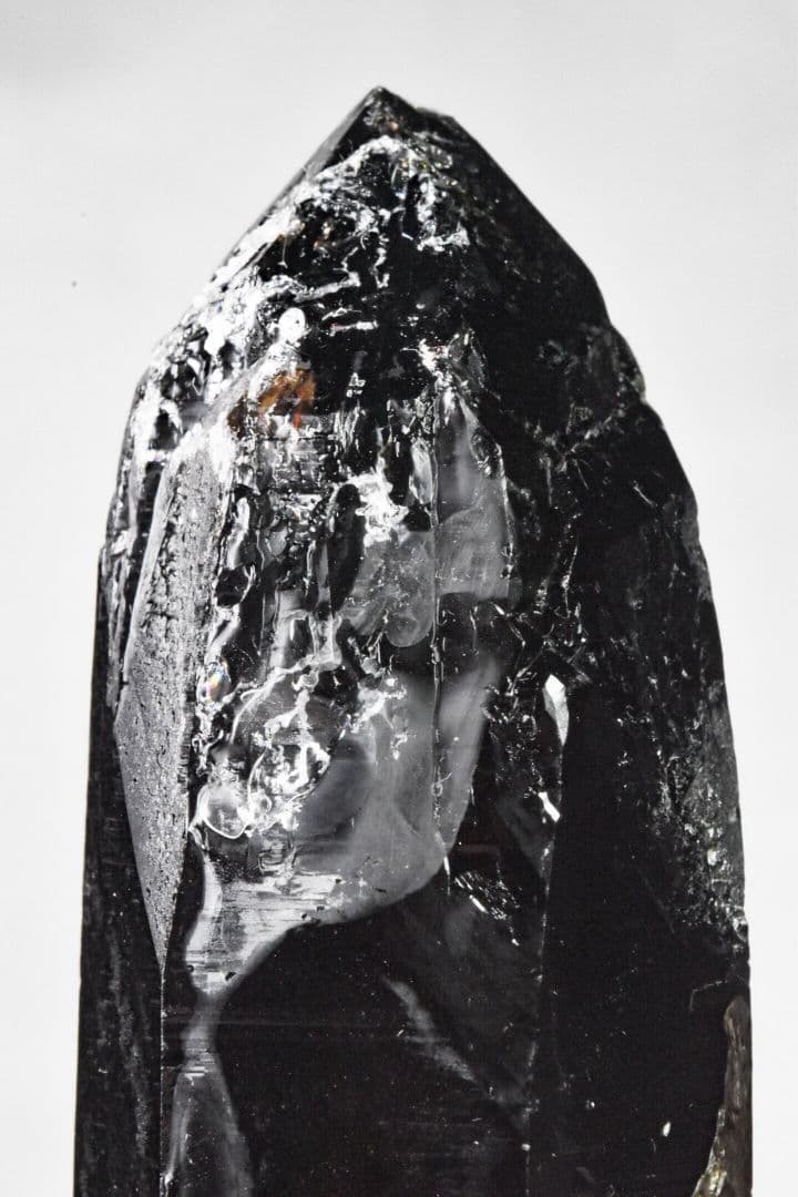 最新産出！ 岐阜県中津川市蛭川田原産 モリオンに近いスモーキークォーツ01