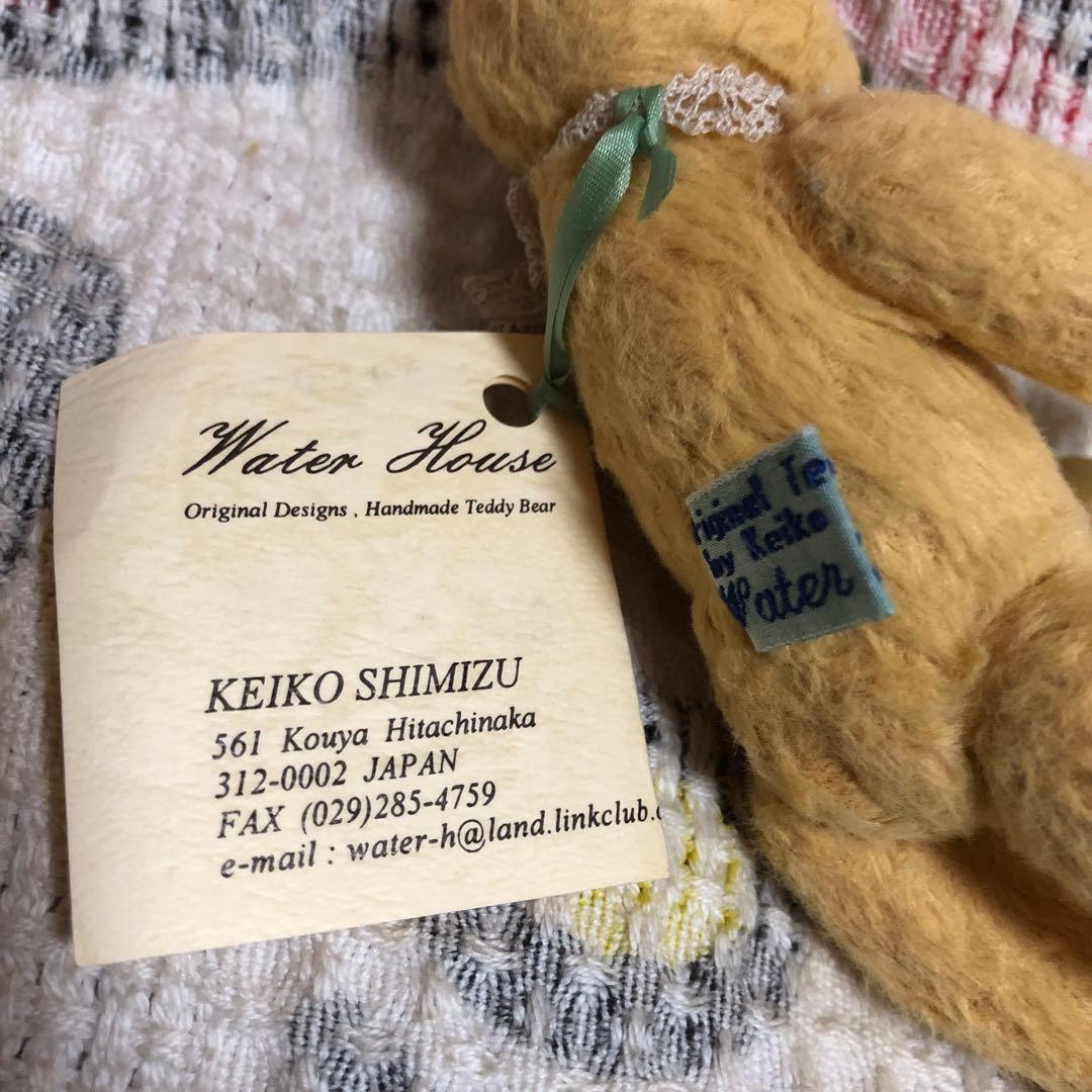 テディベア作家　Water House ミニチュアテディベア　清水けい子さん