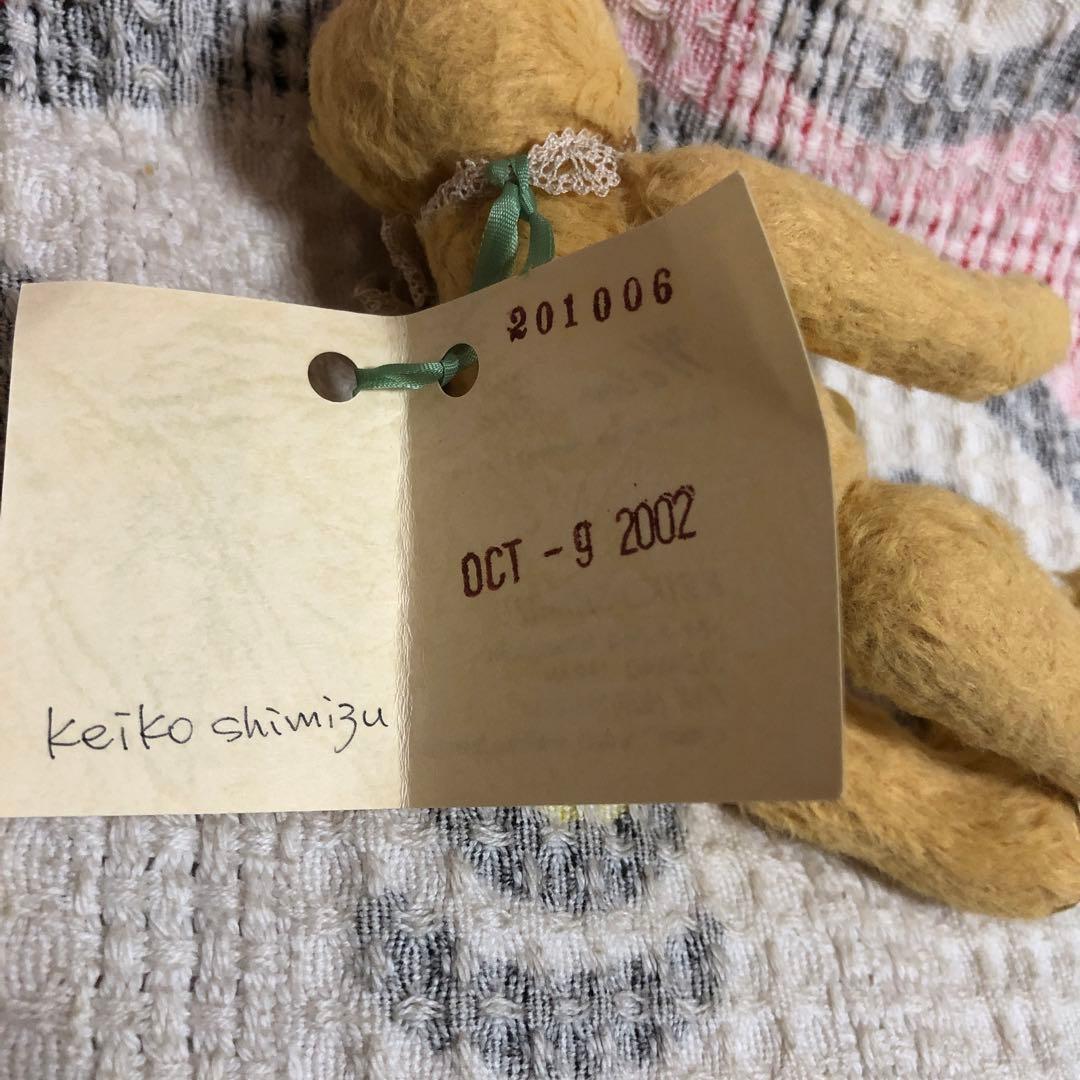 テディベア作家　Water House ミニチュアテディベア　清水けい子さん