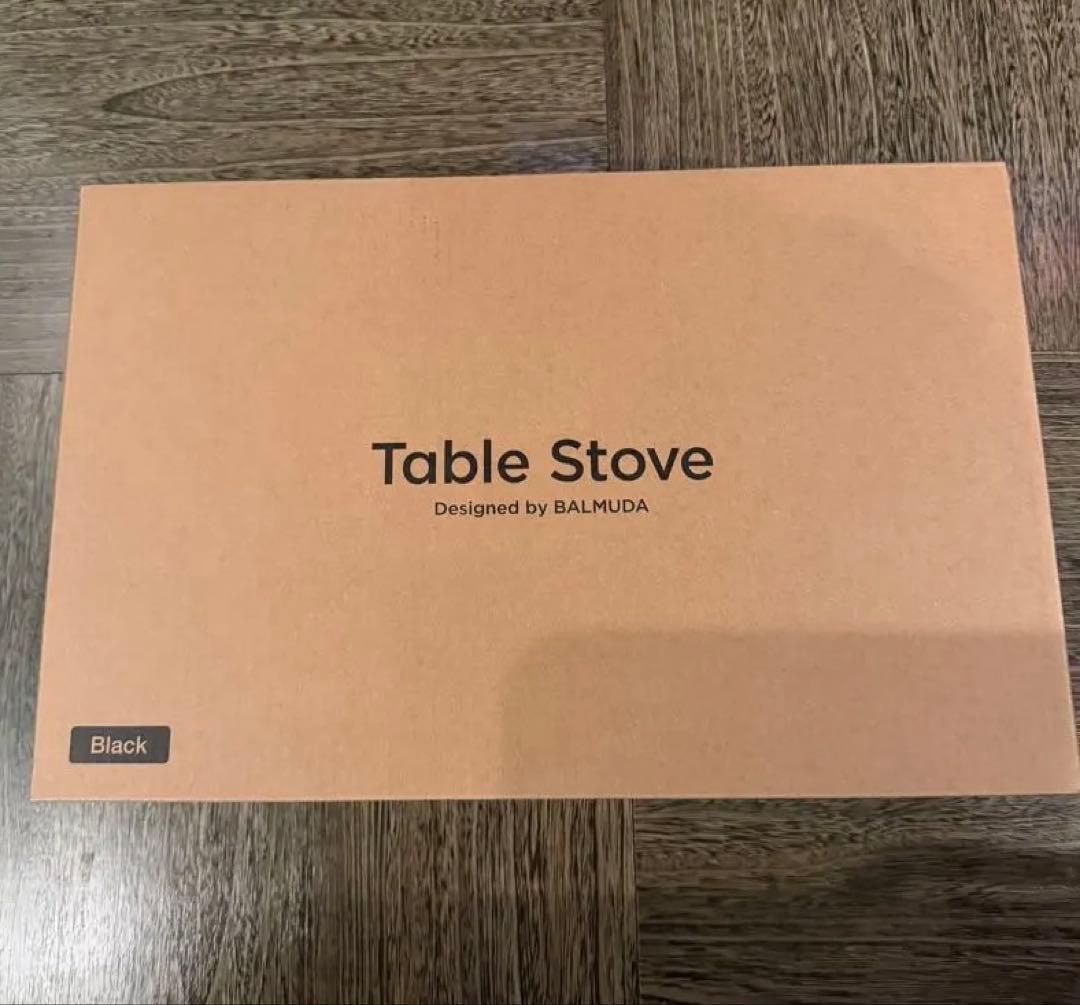 新品未開封 BALMUDA Table Stove　Black テーブルストーブ