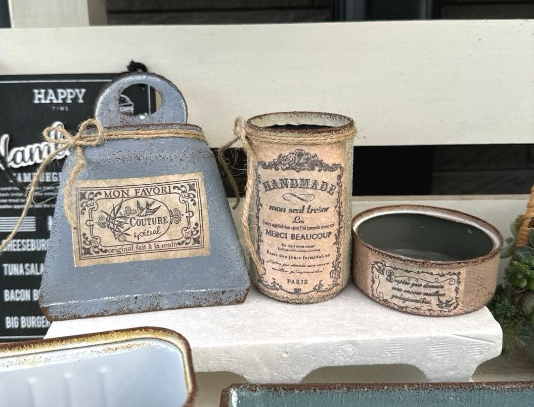 リメイク缶a-22☆多肉植物☺︎︎寄せ植え☺︎︎インテリア