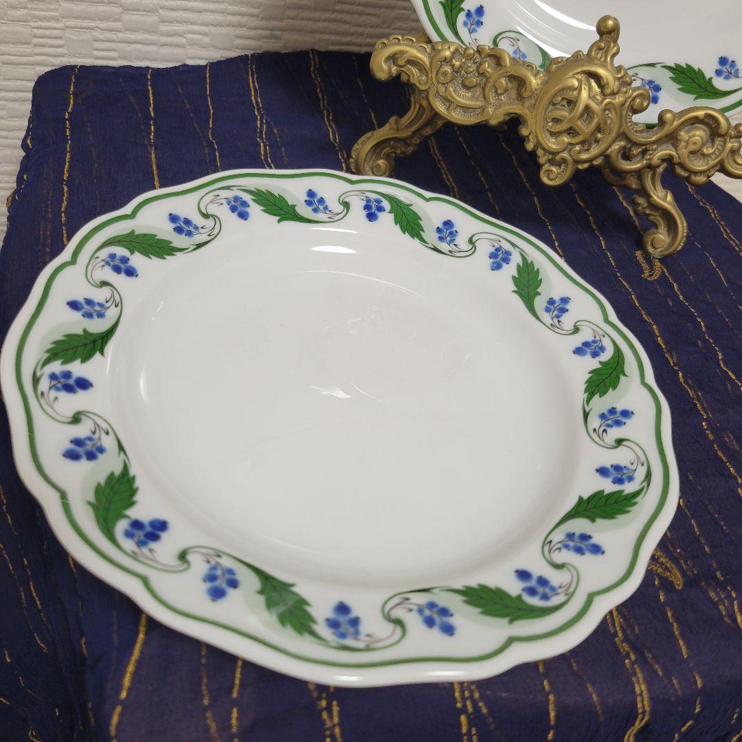 食器　マイセン　2皿セット　丸皿　ケーキ　サラダ　デザート皿　マホニア
