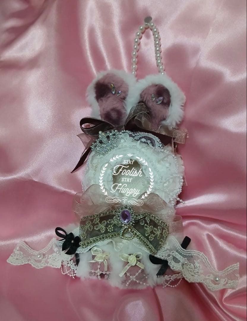 ☆様ぬい服ふわふわうさ耳おすわり 着ぐるみ コスマス 13cm 14cm
