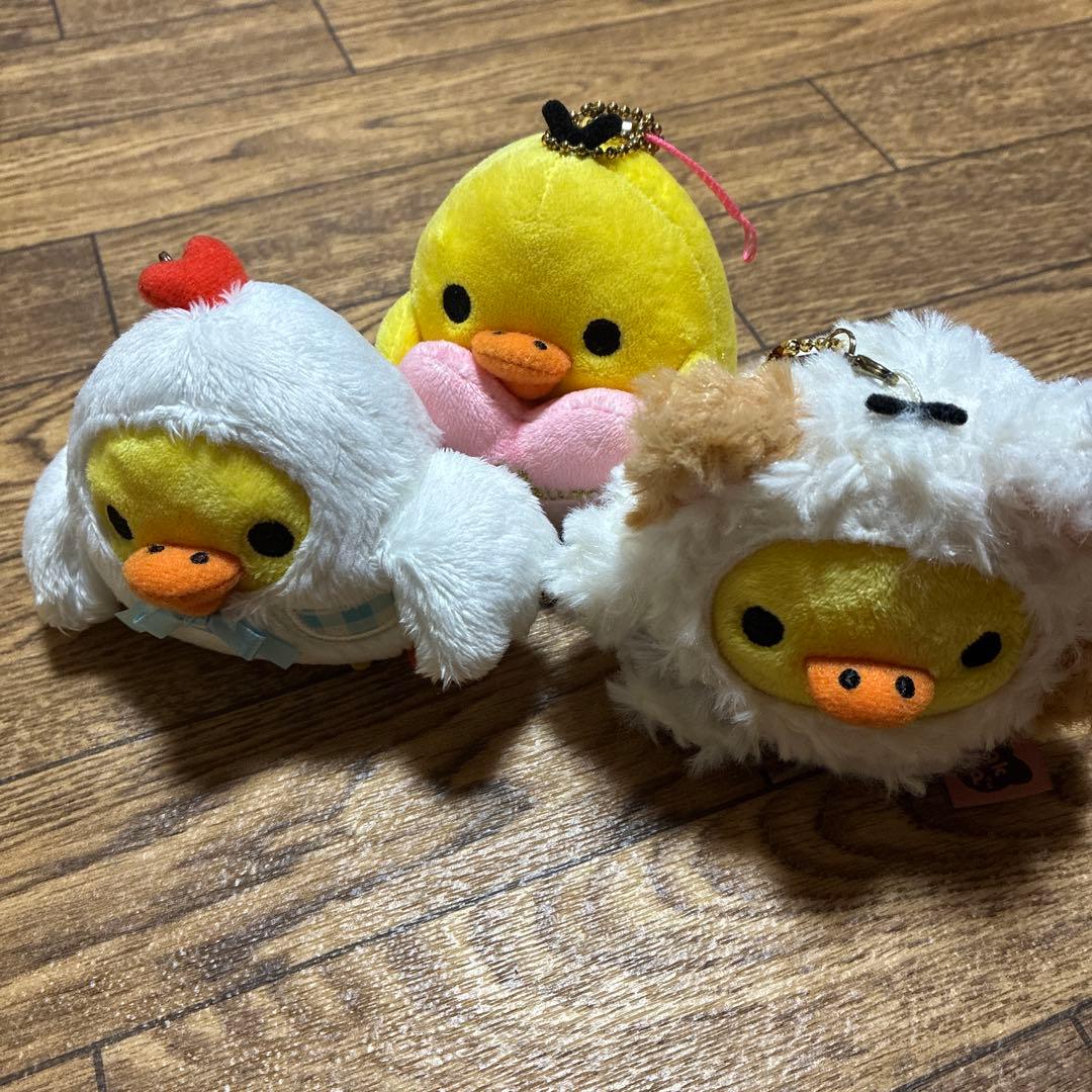 キイロイトリ　グッズ　6点セット　ぶらさげぬいぐるみ　ポーチ　など